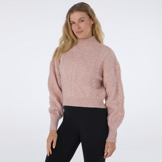TAVI Hi Low Cable Sweater