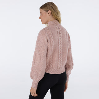 TAVI Hi Low Cable Sweater