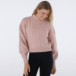TAVI Hi Low Cable Sweater