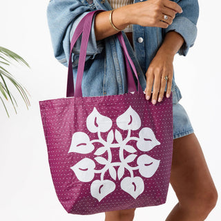 Aloha Collection Hilo Dot Reversible Tote