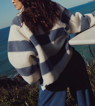 Free People Movement Hit The Slopes Printed Fleece Jacket