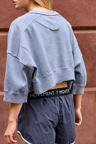 Free People Movement Intercept Short Sleeve Pullover