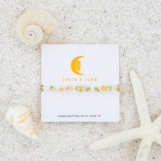 Lotus & Luna Into the Marsh Sea Stone Bracelet