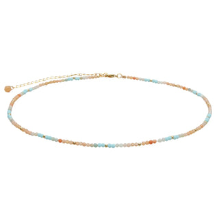 Lotus & Luna Joy 2mm Metal Accent Healing Necklace