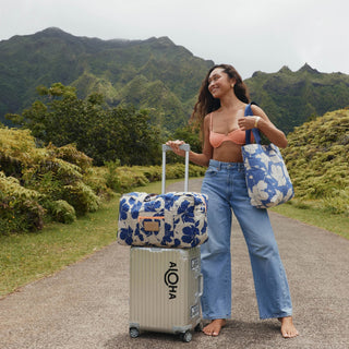 Aloha Collection Salina Tiny Stripe Keep It Light Weekender