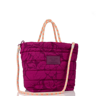 Aloha Collection Heipua Large Quilted Rope Tote