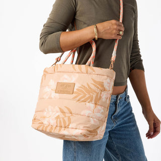 Aloha Collection Adrift Large Quilted Rope Tote