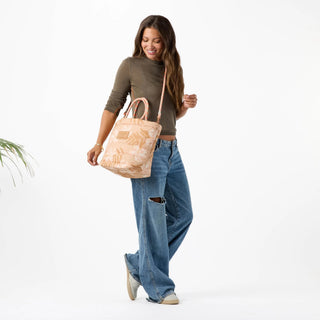 Aloha Collection Adrift Large Quilted Rope Tote