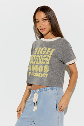 Spiritual Gangster Melrose Short Sleeve Ringer Tee