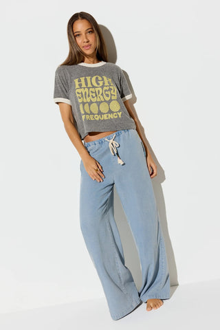 Spiritual Gangster Melrose Short Sleeve Ringer Tee