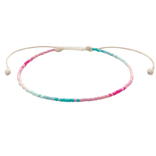 Lotus & Luna Miami Summer Seed Bead Anklet