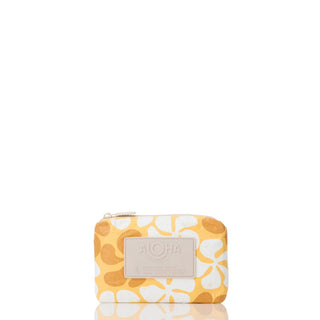Aloha Collection Funky Plumeria Mini Pouch