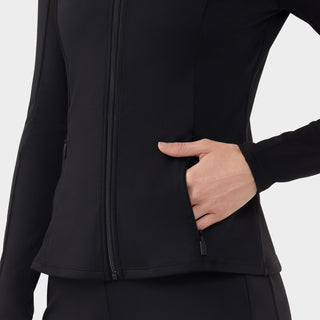 TAVI Mock Neck Full Zip Jacket