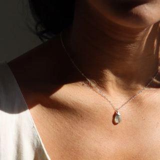 Token Moss Aquamarine Necklace