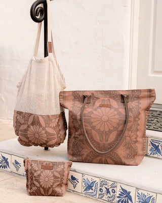 Sand Cloud Nippon Daisy Printed Net Market Bag