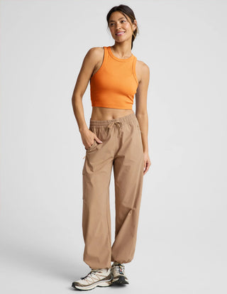 Beyond Yoga On Repeat Rib High Neck Cropped Tank