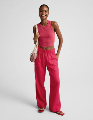 Beyond Yoga On Repeat Rib High Neck Cropped Tank