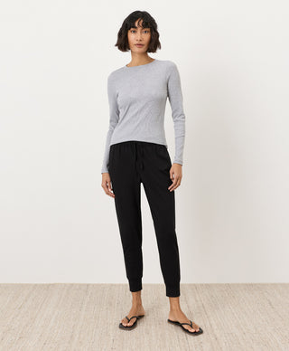 Pact Perfect Rib Crewneck Long Sleeve Tee