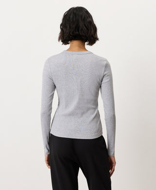 Pact Perfect Rib Crewneck Long Sleeve Tee