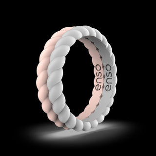 Enso Bundle Braided Stackable Rings