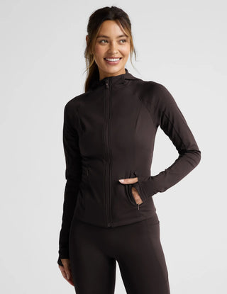 Beyond Yoga Pacer Fleece-Backed Full Zip Jacket