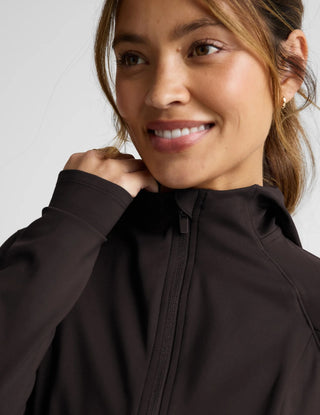 Beyond Yoga Pacer Fleece-Backed Full Zip Jacket