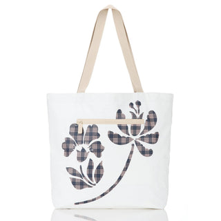 Aloha Collection Palaka Fleur Reversible Tote