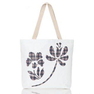 Aloha Collection Palaka Fleur Reversible Tote