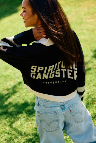 Spiritual Gangster Parker Button Up Cardigan