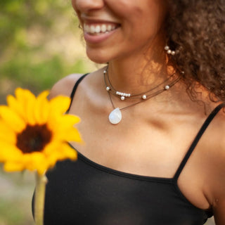 Tula Blue Pearl Bohemian Necklaces