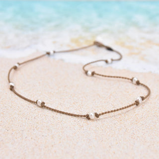 Tula Blue Dainty Oval Pearl Princess Necklace