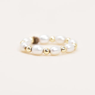 Tula Blue Baroque & Gold Crown Ring