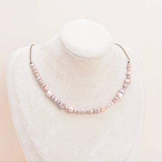 Tula Blue Pearl Odyssey Necklace - Puka Shell