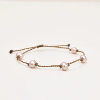 Tula Blue Dainty Oval Pearl Princess Bracelets