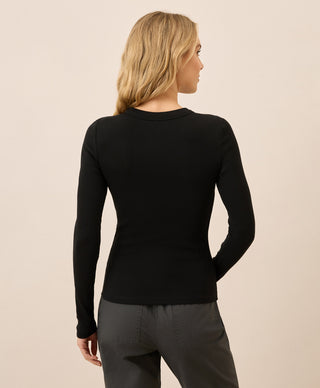 Pact Perfect Rib Long Sleeve Tee