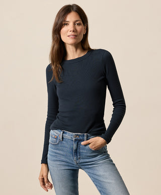 Pact Perfect Rib Long Sleeve Tee