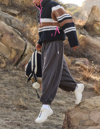 Free People Movement Hit The Slopes Printed Fleece Pullover