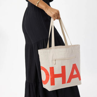 Aloha Collection Dipped Reversible Tote