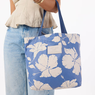 Aloha Collection Salina Tiny Stripe Reversible Tote
