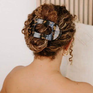 Teleties Round Flat Hair Clip | Large