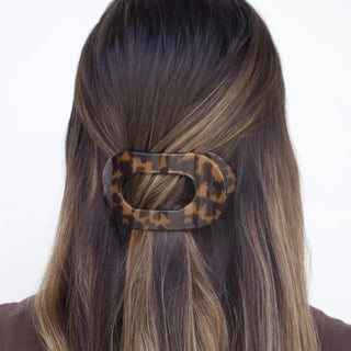 Teleties Round Flat Hair Clip | Medium