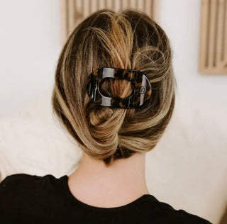 Teleties Round Flat Hair Clip | Small