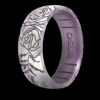 Enso Etched Silicone Ring