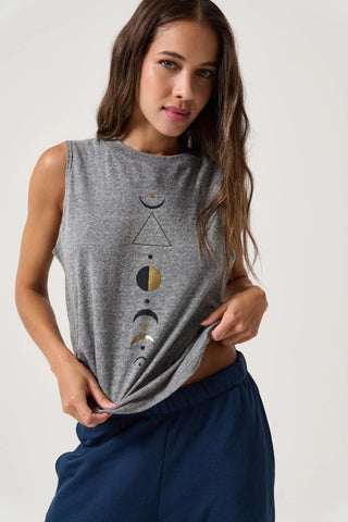 Spiritual Gangster Sacred Phases Vibe Cotton Tank