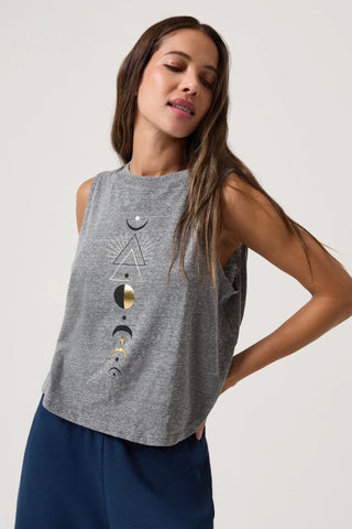 Spiritual Gangster Sacred Phases Vibe Cotton Tank