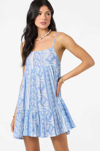O'Neill Saltwater Essentials Rilee Printed Mini Cover-Up Dress
