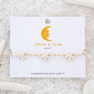 Lotus & Luna Sandy Seastar Anklet
