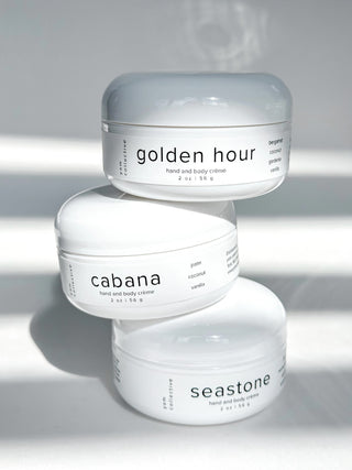 Yam Collective Hand + Body Creme: Seastone / Plum, Marine Minerals, Cypress