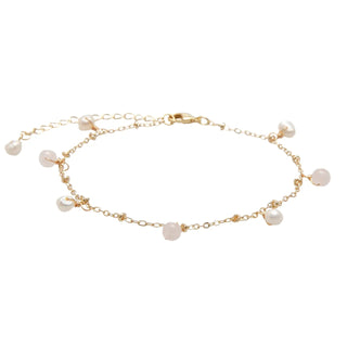 Lotus & Luna Self Love 4mm Dewdrop Anklet