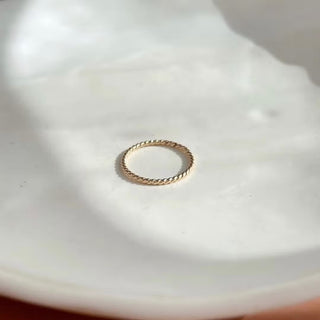 Token Jewelry Spiral Ring